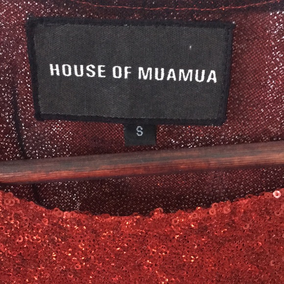 House of MuaMua red sequin top - Picture 3 of 10